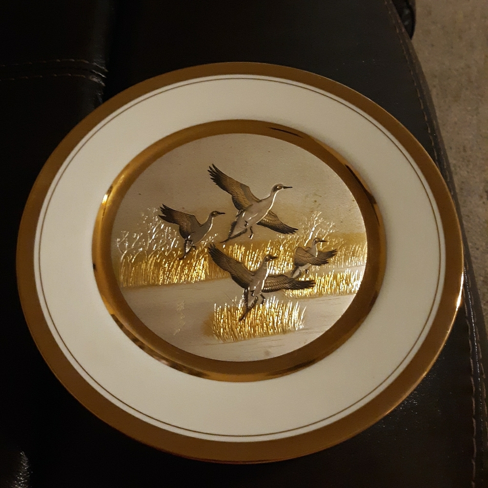 Original chokin collectors plate